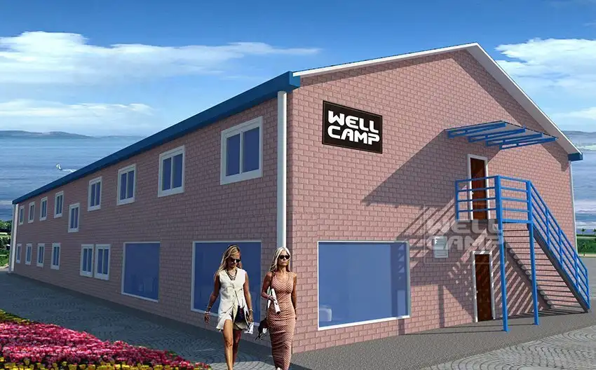 Nhà bê tông đúc sẵn hiện đại và sang trọng cho khách sạn Wellcamp CV-4 1