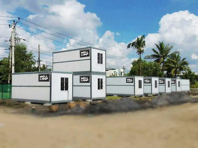 Sandwich panel Sandwich Panel Folding Container House In Outdoor, Wellcamp F-6 1