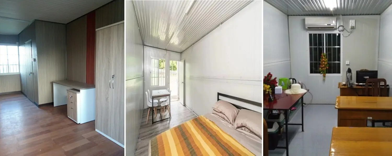 fast install detachable container house with walkway for office 10
