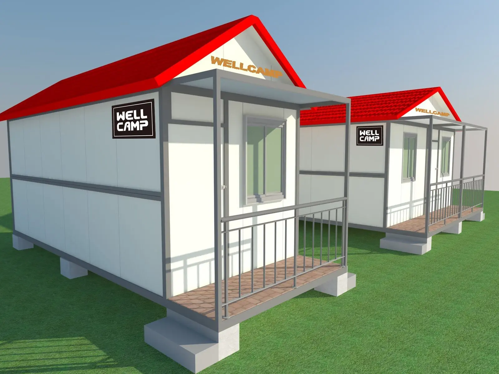 WELLCAMP, WELLCAMP prefab house, WELLCAMP container house sea can homes labour camp for sale 4