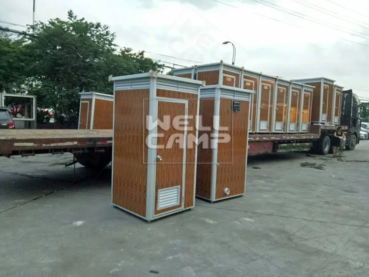 Aluminum Decoration Sheet Mobile Container Public Toilet, Wellcamp T-5 1