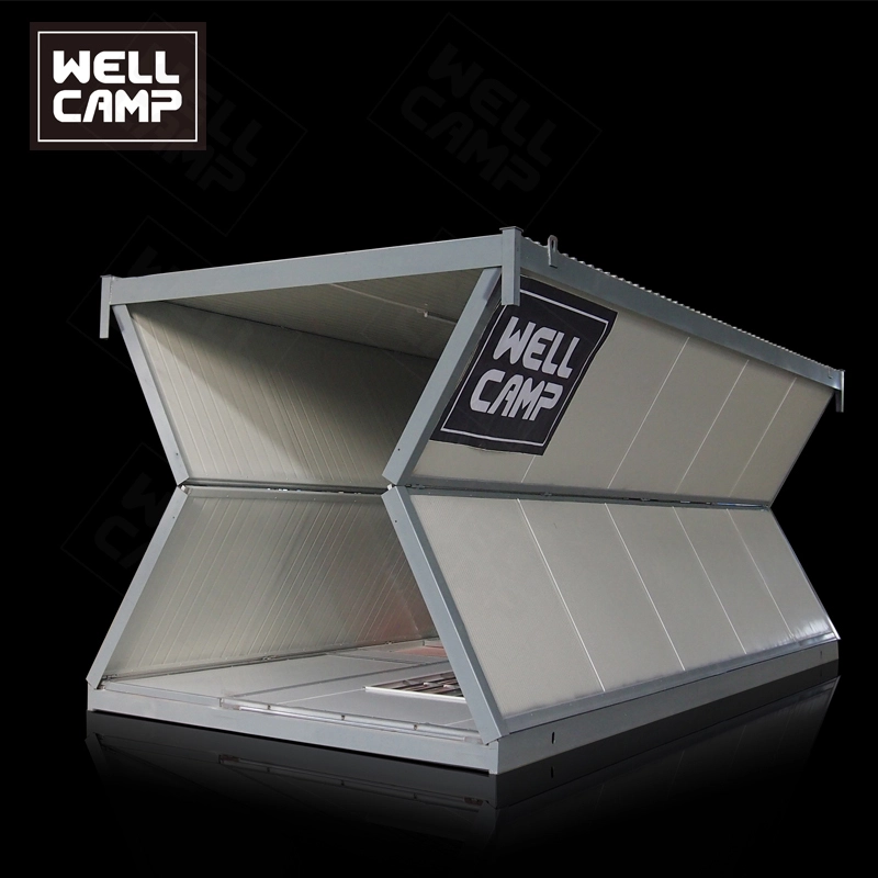 บ้านคอนเทนเนอร์พับได้ เคลื่อนย้ายง่าย ราคาประหยัด Wellcamp F-8 1