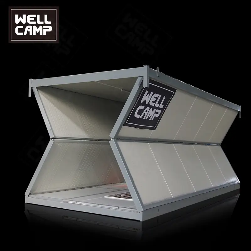 Casa de contêiner dobrável de fácil movimentação e baixo custo Wellcamp F-8 1