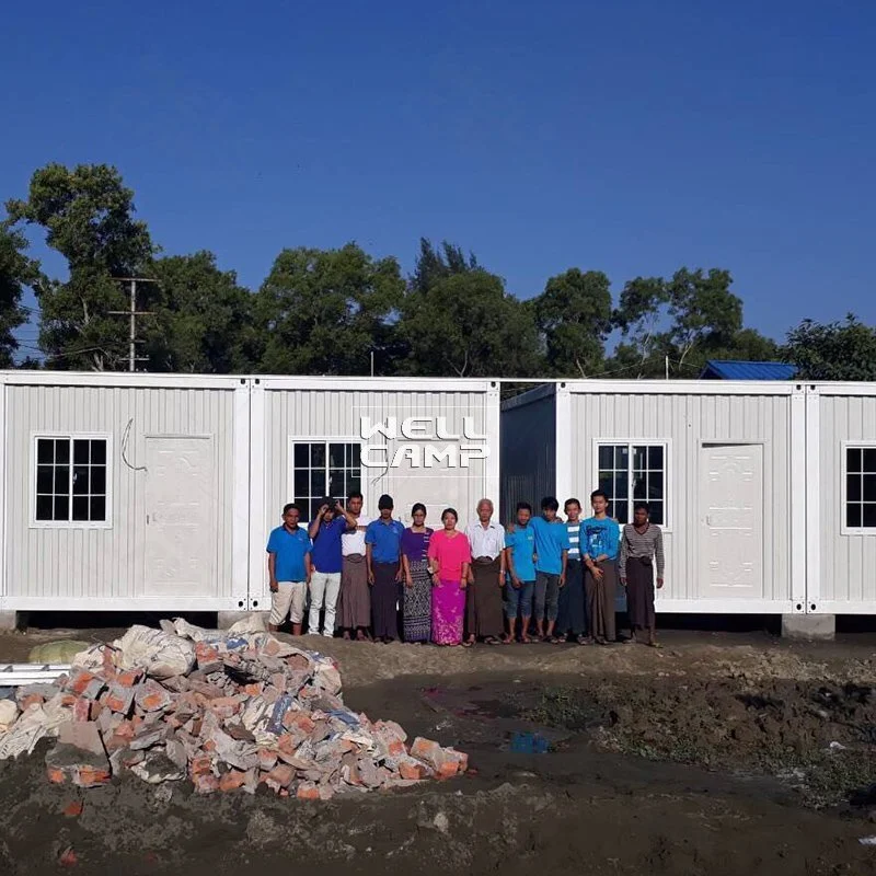 Thiết kế mới Nhà container đúc sẵn kinh tế cho văn phòng, Wellcamp D-9 1