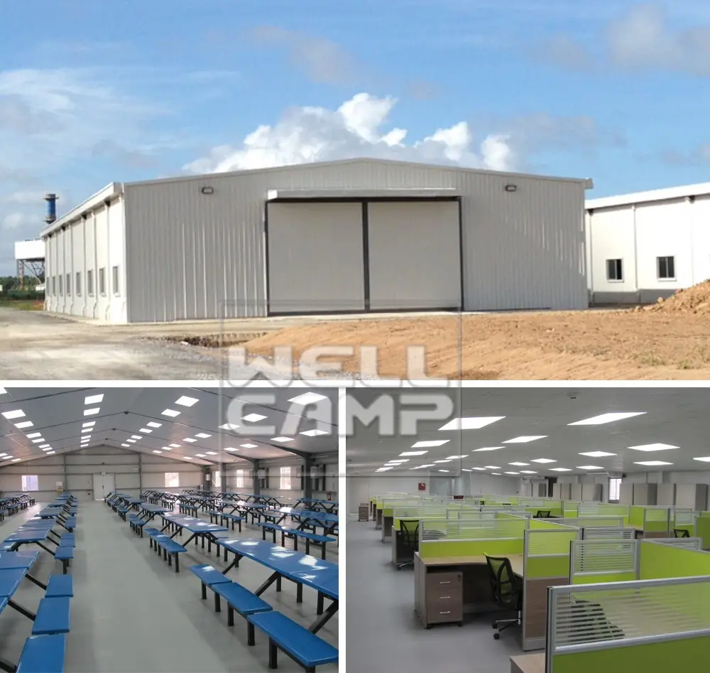 WELLCAMP, WELLCAMP prefab house, WELLCAMP container house customized steel warehouse low cost for sale 2