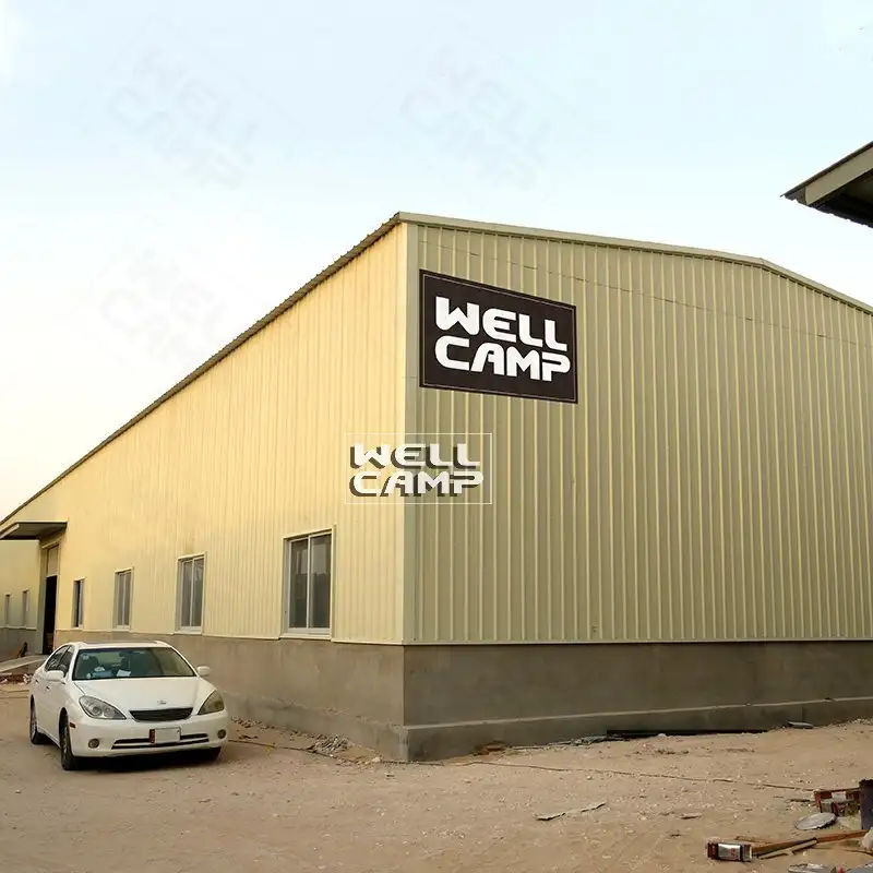 Steel Sheet Steel Structure Building With Brick Wall, Wellcamp S-1 1