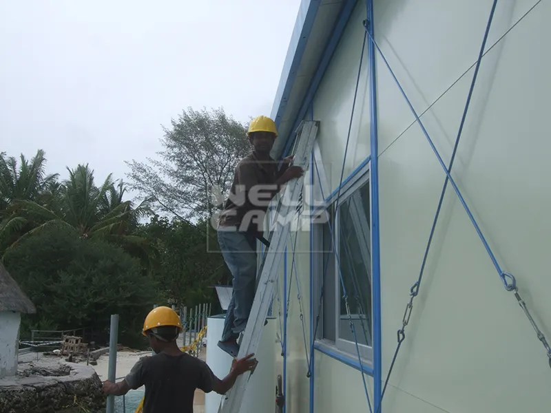 wool prefabricated concrete houses online for accommodation worker 10