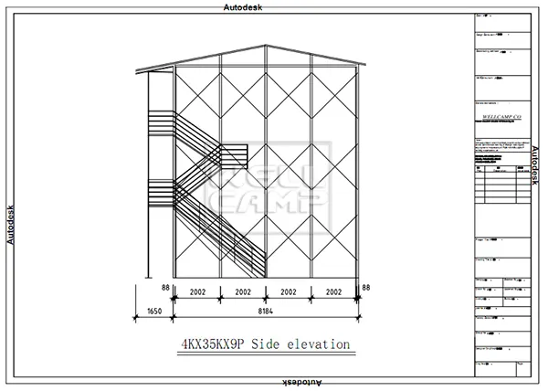 Three Floor Prefabricated Modular Houses In Qatar Project, Wellcamp K-17 4