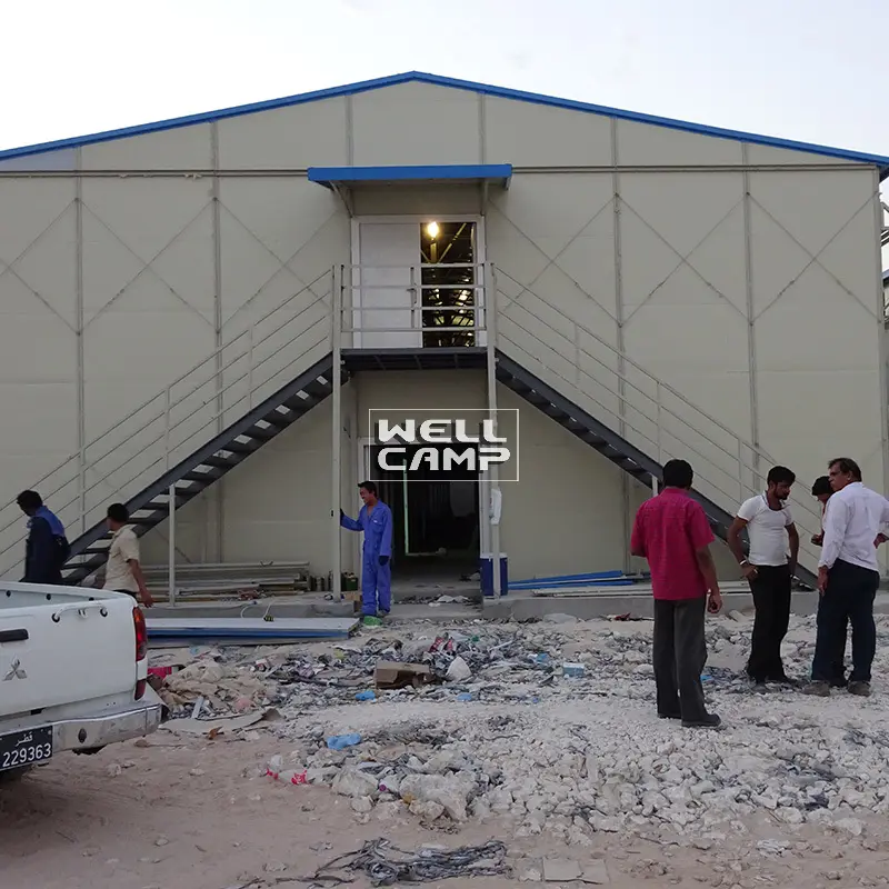 Custom prefab houses recyclable classroom eps WELLCAMP, WELLCAMP prefab house, WELLCAMP container house 3