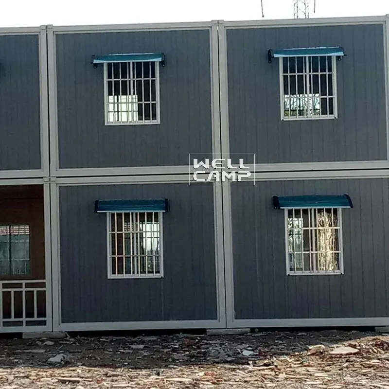 WELLCAMP, WELLCAMP prefab house, WELLCAMP container house Brand ripple sandwich custom modern container house 4