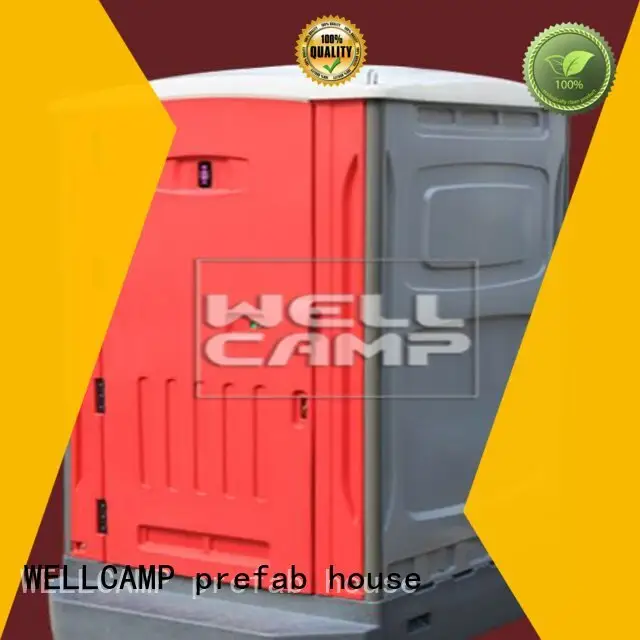 luxury portable toilets double decoration working aluminum 1