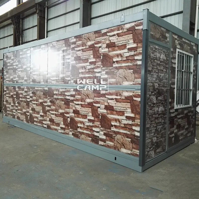 unique low container WELLCAMP, WELLCAMP prefab house, WELLCAMP container house Brand foldable container house manufacture 2