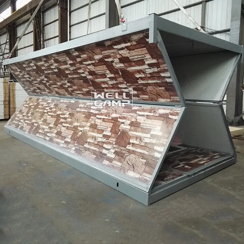 unique low container WELLCAMP, WELLCAMP prefab house, WELLCAMP container house Brand foldable container house manufacture 3