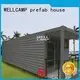 FC board Aluminum sliding Fire proof door shipping container house for villa resort 1