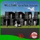 Fire proof door Aluminum sliding modern shipping container house PVC tile FC board 1