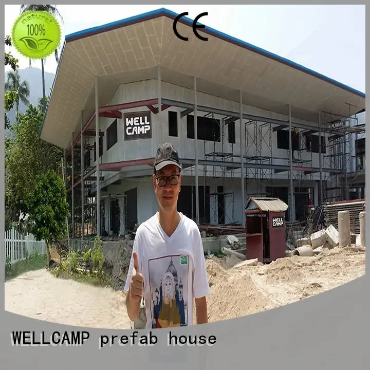 Custom prefabricated modular house building Prefabricated Concrete Villa 1