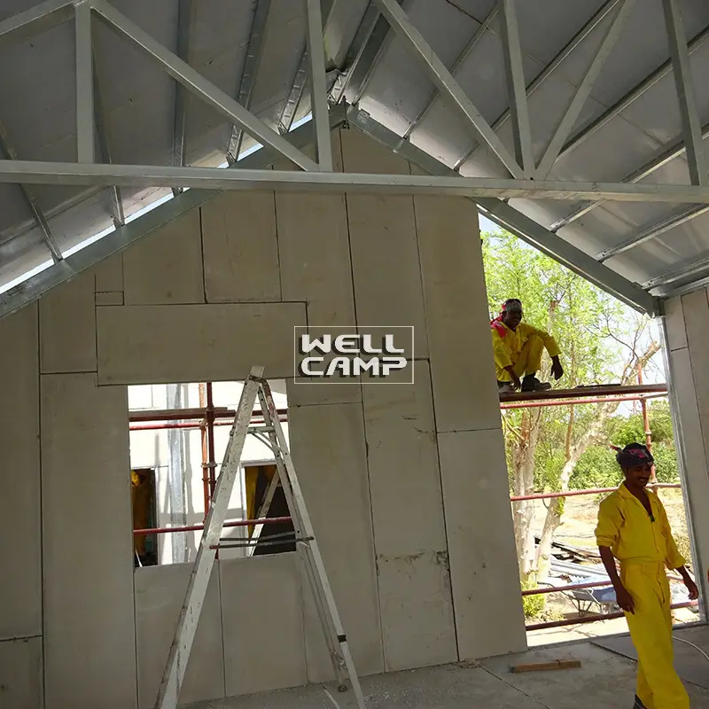 Custom prefabricated modular house building Prefabricated Concrete Villa 3