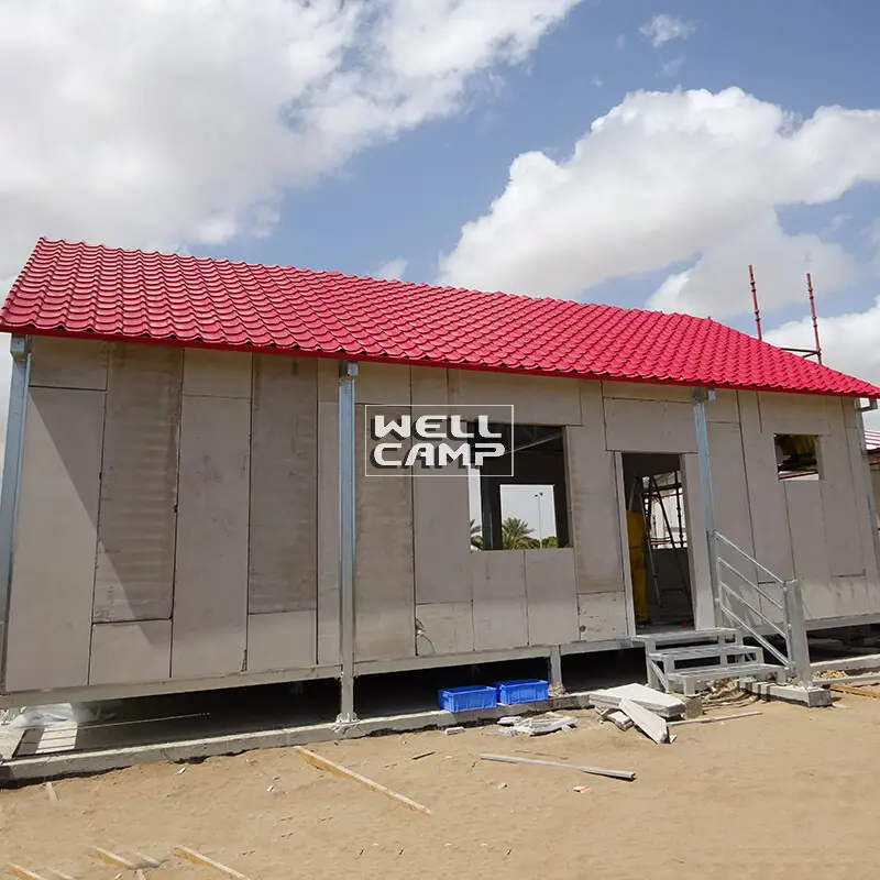 Custom prefabricated modular house building Prefabricated Concrete Villa 4