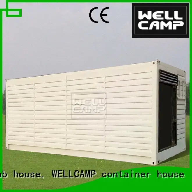 Hot shipping container house for villa resort Fire proof door FC board PVC tile WELLCAMP, WELLCAMP prefab house, WELLCAMP contai 1
