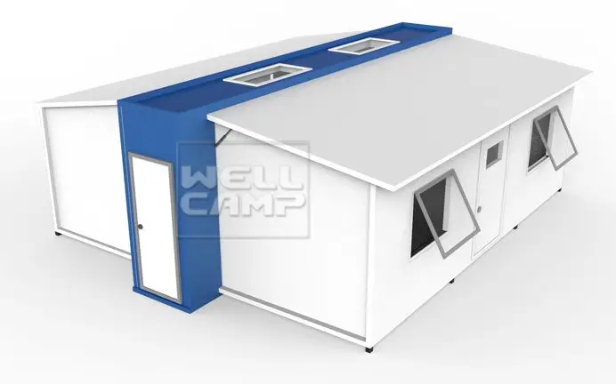 Custom expandable container house WELLCAMP, WELLCAMP prefab house, WELLCAMP container house 6