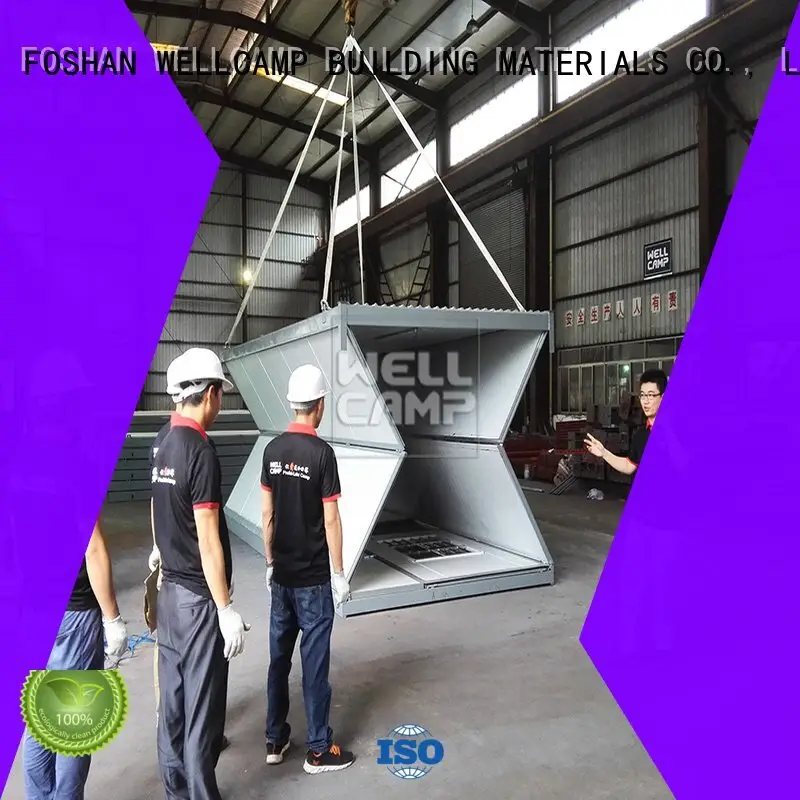 WELLCAMP, WELLCAMP prefab house, WELLCAMP container house folding folding container house c16 f6 1