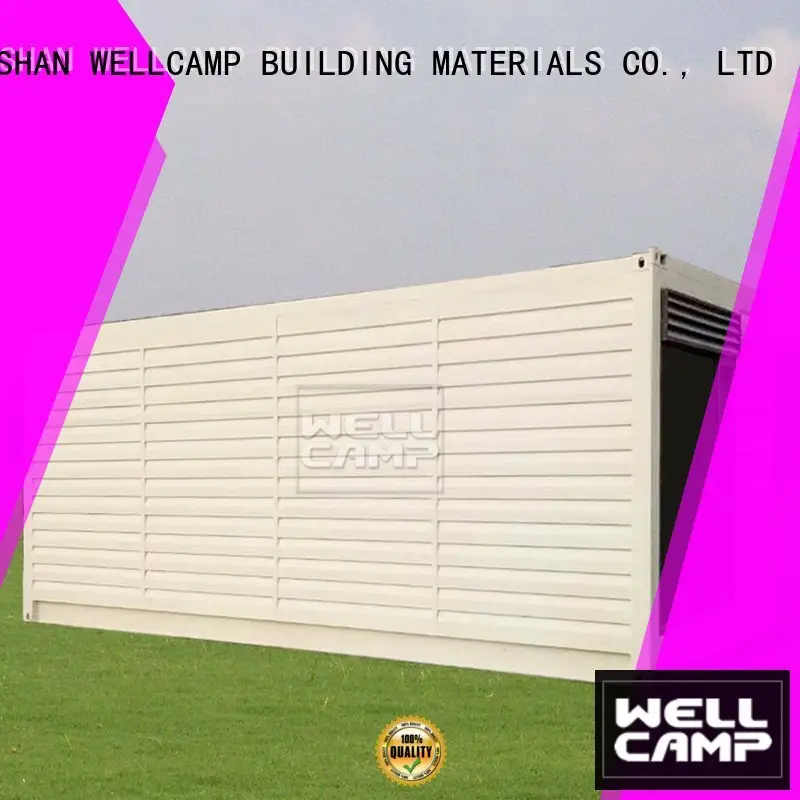 shipping container house for villa resort Aluminum sliding PVC tile FC board Fire proof door Bulk Buy 1