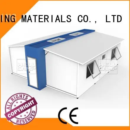 WELLCAMP, WELLCAMP prefab house, WELLCAMP container house Brand PVC tile FC board Fire proof door modern shipping container hous1 1
