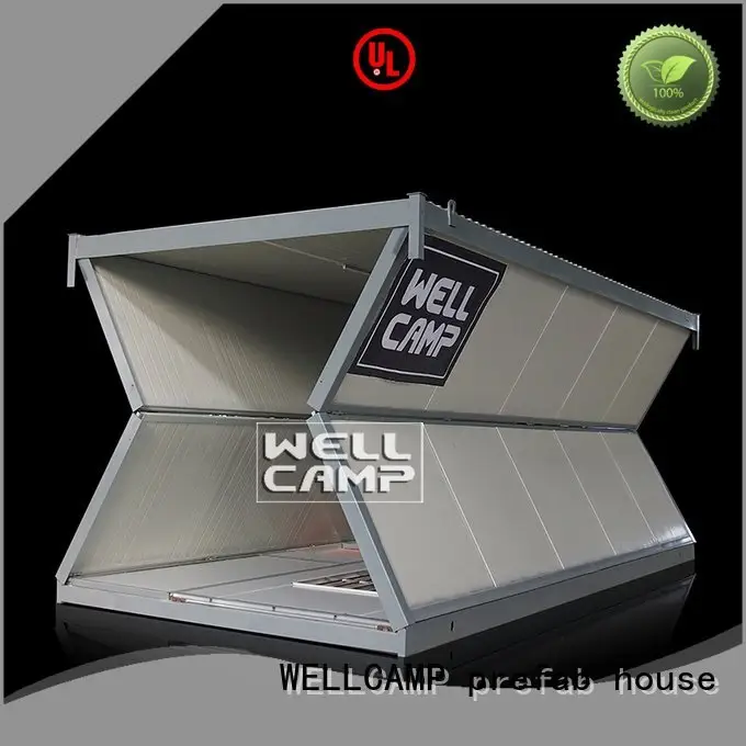 house folding container house expandable WELLCAMP, WELLCAMP prefab house, WELLCAMP container house 1