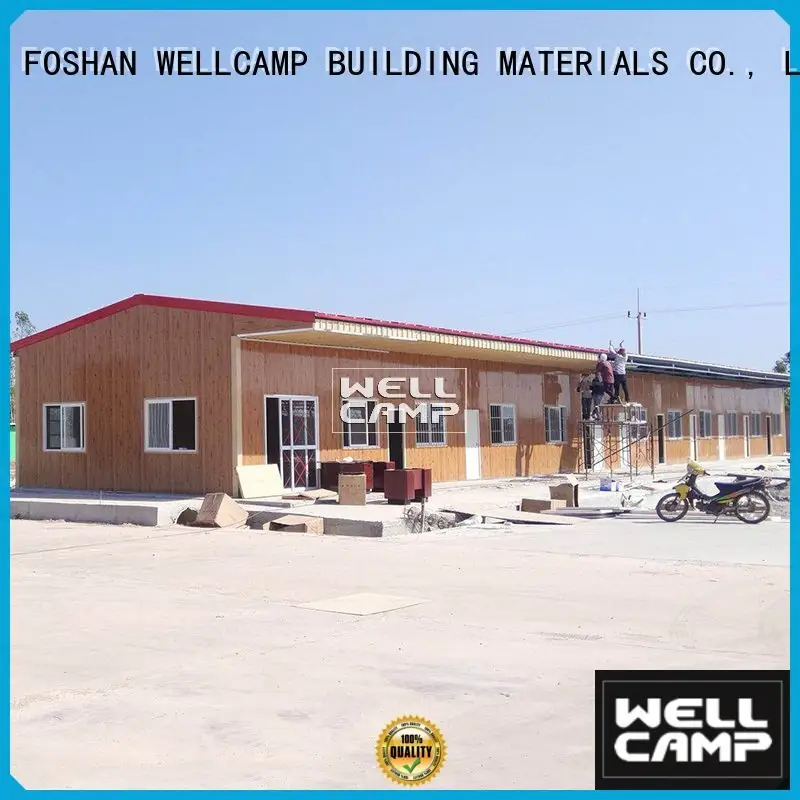 WELLCAMP, WELLCAMP prefab house, WELLCAMP container house Brand homes sandwich prefab houses for sale 1