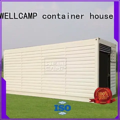WELLCAMP, WELLCAMP prefab house, WELLCAMP container house Aluminum sliding Fire proof door modern shipping container house 1