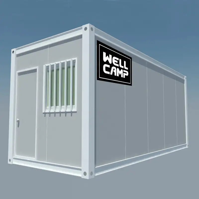 Rumah Kontainer Paket Datar Atap dan Lantai Selesai, Wellcamp FL-04 1
