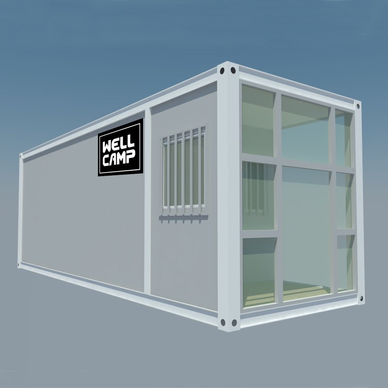 Extended Long Flat Pack Container House for Office, Container House