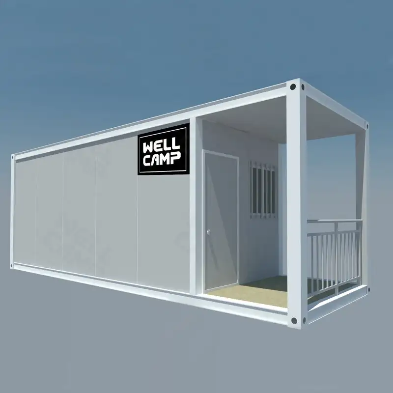 Apartamento longo estendido em contêiner plano com passarela, Wellcamp FL-06 1