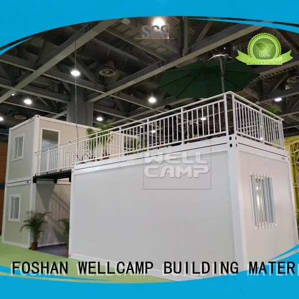 Wholesale glass flat pack container house WELLCAMP, WELLCAMP prefab house, WELLCAMP container house Brand 1