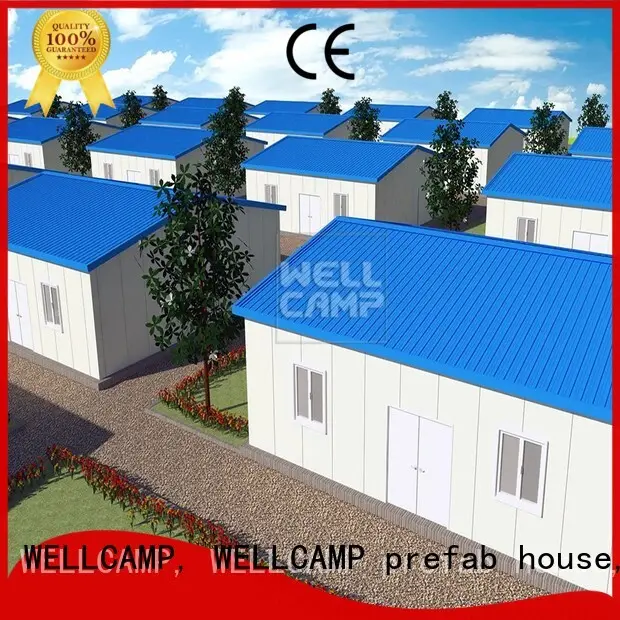 WELLCAMP, WELLCAMP prefab house, WELLCAMP container house Brand security panel modular prefabricated house suppliers green 1