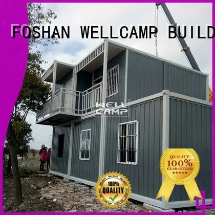 WELLCAMP, WELLCAMP prefab house, WELLCAMP container house Brand ripple sandwich custom modern container house 1