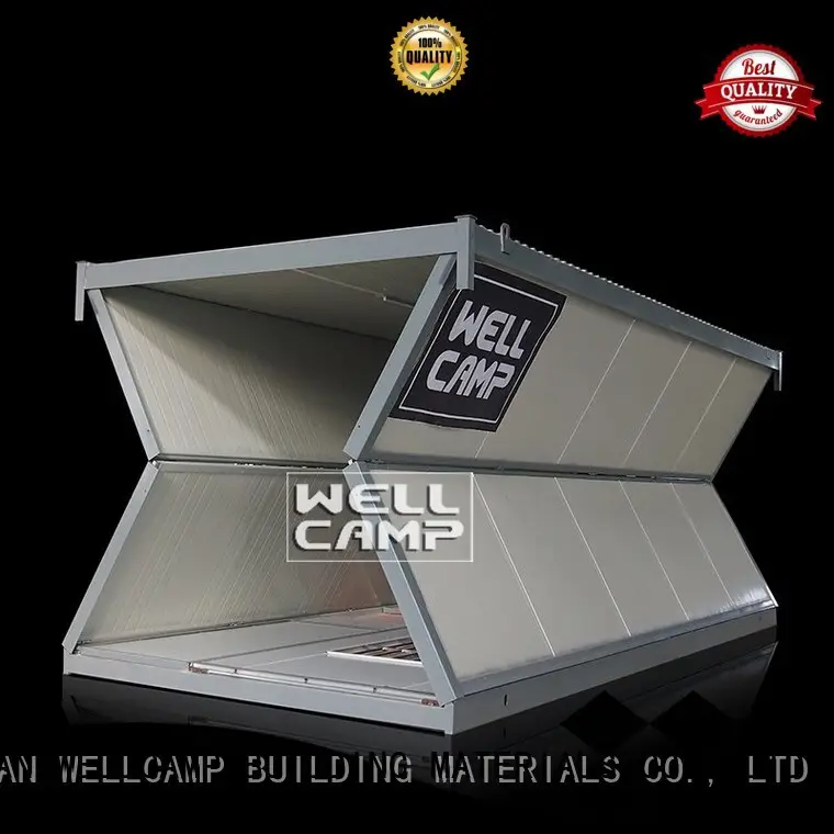 WELLCAMP, WELLCAMP prefab house, WELLCAMP container house Brand f7 move folding container house prefabricated factory 1