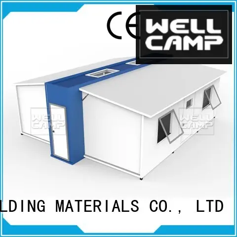 expandable shelter WELLCAMP, WELLCAMP prefab house, WELLCAMP container house Brand 1