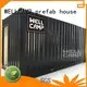 shipping container house for villa resort Aluminum sliding Fire proof door modern shipping container house FC board company 1