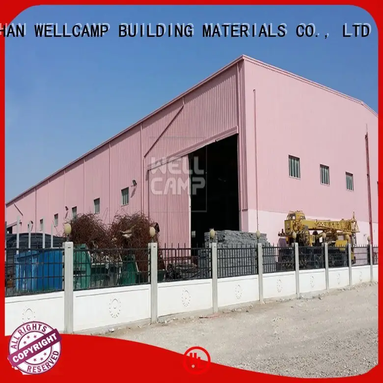 sheet steel workshop prefab warehouse WELLCAMP, WELLCAMP prefab house, WELLCAMP container house manufacture 1
