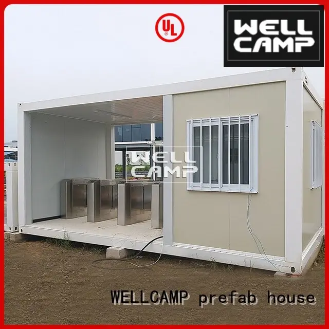 Quality WELLCAMP, WELLCAMP prefab house, WELLCAMP container house Brand flat pack storage container flat wellcamp 1