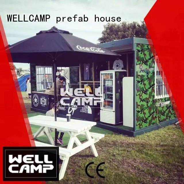 builder light WELLCAMP, WELLCAMP prefab house, WELLCAMP container house Brand foldable container house factory 1