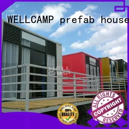 FC board PVC tile Fire proof door OEM modern shipping container house WELLCAMP, WELLCAMP prefab house, WELLCAMP container house 1