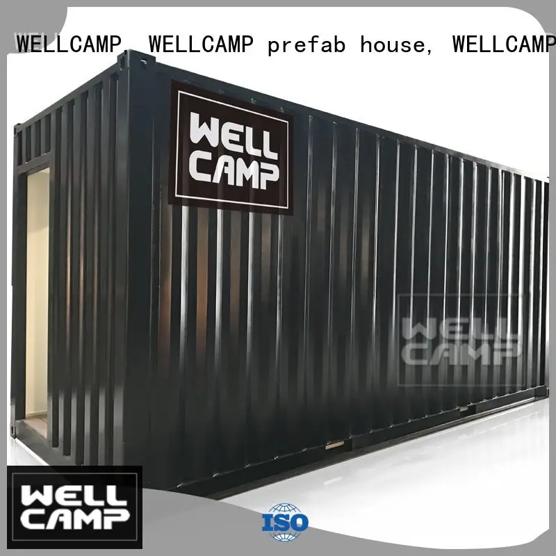 Aluminum sliding Custom FC board modern shipping container house PVC tile WELLCAMP, WELLCAMP prefab house, WELLCAMP container house 1