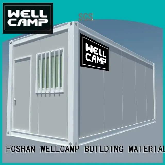 WELLCAMP, WELLCAMP prefab house, WELLCAMP container house Brand flat wellcamp container flat pack storage container 1