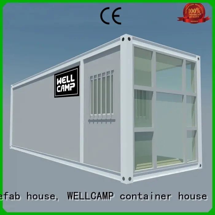 WELLCAMP, WELLCAMP prefab house, WELLCAMP container house Brand flat wool flat pack storage container house supplier 1