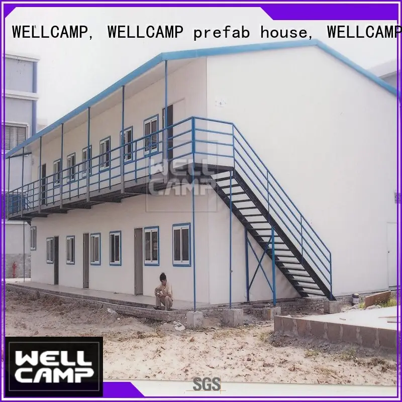 Custom economic building prefab houses for sale WELLCAMP, WELLCAMP prefab house, WELLCAMP container house labour 1