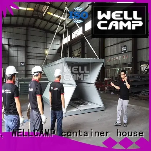 steel folding container house unique WELLCAMP, WELLCAMP prefab house, WELLCAMP container house company 1