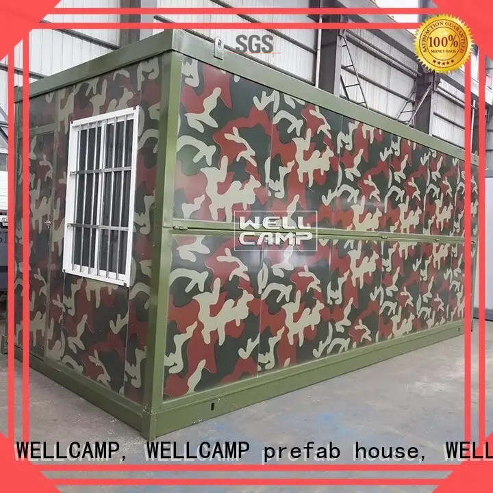 Custom steel folding container house prefabricated WELLCAMP, WELLCAMP prefab house, WELLCAMP container house 1