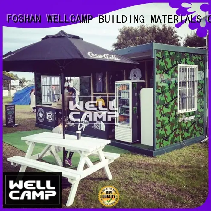WELLCAMP, WELLCAMP prefab house, WELLCAMP container house Brand wellcamp outdoor rock folding container house manufacture 1